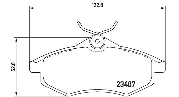 Magneti Marelli Bremsbelagsatz, Scheibenbremse [Hersteller-Nr. 363700461074] für Citroën