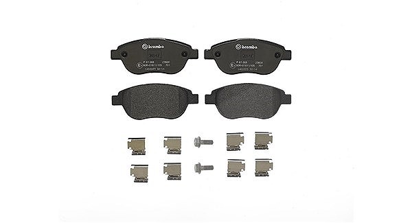 Magneti Marelli Bremsbelagsatz, Scheibenbremse [Hersteller-Nr. 363700461068] für Citroën, Peugeot