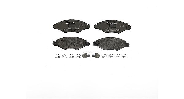Magneti Marelli Bremsbelagsatz, Scheibenbremse [Hersteller-Nr. 363700461063] für Citroën, Peugeot