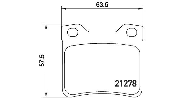Magneti Marelli Bremsbelagsatz, Scheibenbremse [Hersteller-Nr. 363700461058] für Peugeot