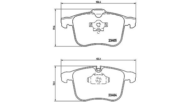 Magneti Marelli Bremsbelagsatz, Scheibenbremse [Hersteller-Nr. 363700459049] für Vauxhall, Saab, Opel, Cadillac