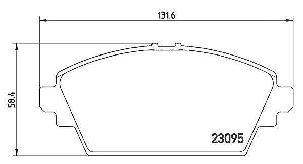 Magneti Marelli Bremsbelagsatz, Scheibenbremse [Hersteller-Nr. 363700456044] für Nissan