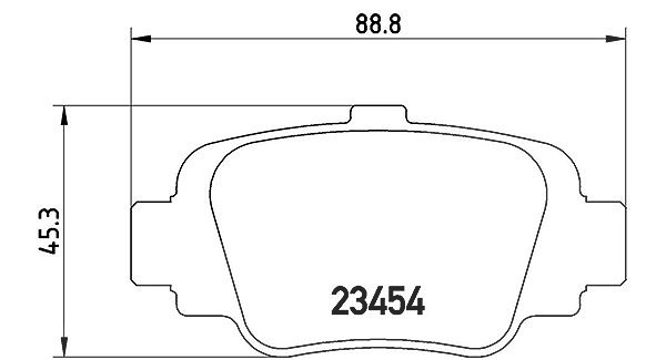 Magneti Marelli Bremsbelagsatz, Scheibenbremse [Hersteller-Nr. 363700456032] für Nissan