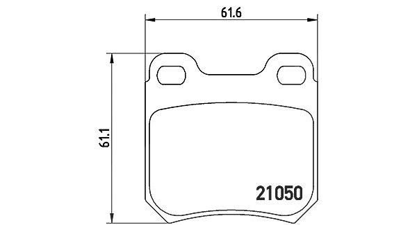 Magneti Marelli Bremsbelagsatz, Scheibenbremse [Hersteller-Nr. 363700459014] für Saab, Opel, Chevrolet, Vauxhall
