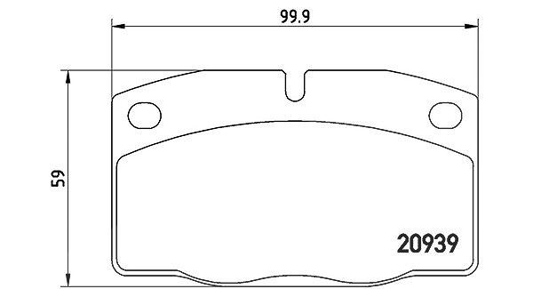 Magneti Marelli Bremsbelagsatz, Scheibenbremse [Hersteller-Nr. 363700459005] für Bedford, Lotus, Vauxhall, Opel
