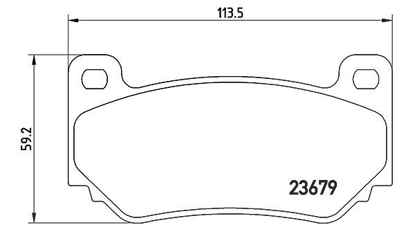 Magneti Marelli Bremsbelagsatz, Scheibenbremse [Hersteller-Nr. 363700452018] für Mg