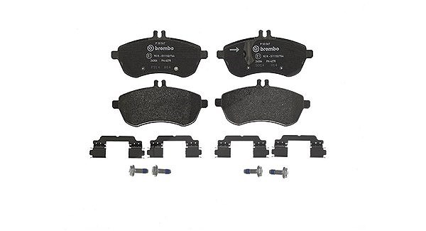 Magneti Marelli Bremsbelagsatz, Scheibenbremse [Hersteller-Nr. 363700450067] für Mercedes-Benz
