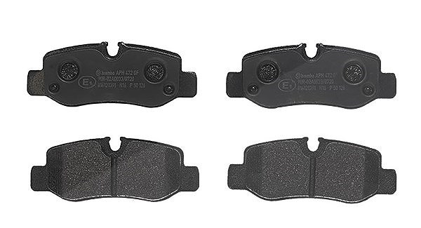Magneti Marelli Bremsbeläge hinten (Satz) [Hersteller-Nr. 363700450126] für Mercedes-Benz