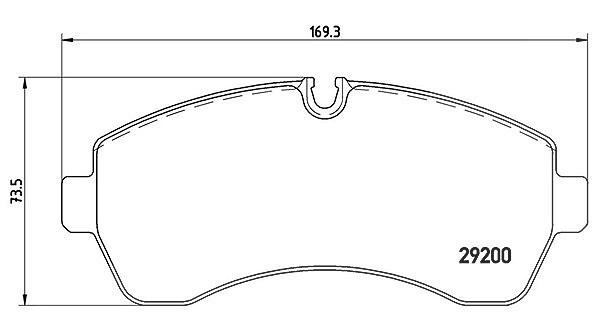 Magneti Marelli Bremsbelagsatz, Scheibenbremse [Hersteller-Nr. 363700450059] für VW, Mercedes-Benz