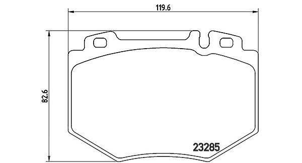 Magneti Marelli Bremsbelagsatz, Scheibenbremse [Hersteller-Nr. 363700450048] für Mercedes-Benz