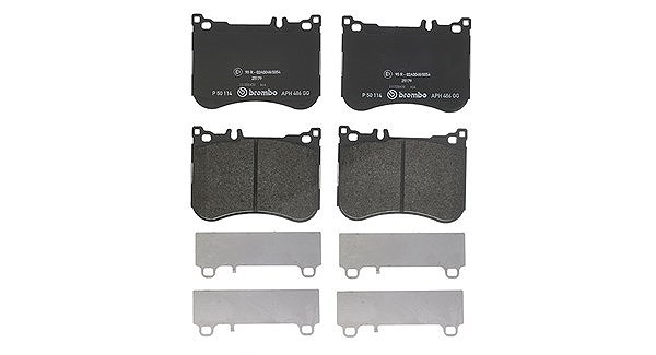 Magneti Marelli Bremsbelagsatz, Scheibenbremse [Hersteller-Nr. 363700450114] für Mercedes-Benz
