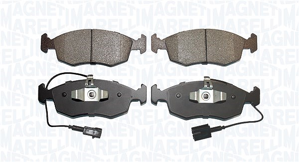 Magneti Marelli Bremsbelagsatz, Scheibenbremse [Hersteller-Nr. 363916060427] für Fiat