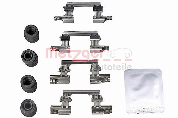 Metzger Autoteile Zubehörsatz, Scheibenbremsbelag [Hersteller-Nr. 109-0027] für Opel, Mazda
