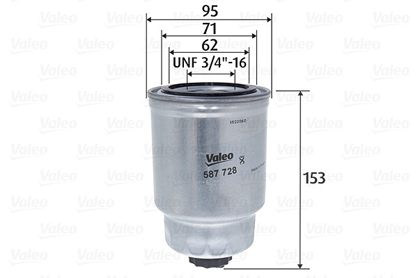 Valeo Kraftstofffilter [Hersteller-Nr. 587728] für Nissan