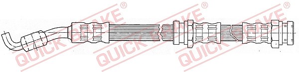 Quick Brake Bremsschlauch hinten [Hersteller-Nr. 58.948] für Mazda