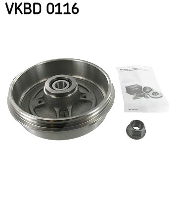 Skf Bremstrommel [Hersteller-Nr. VKBD0116] für Renault