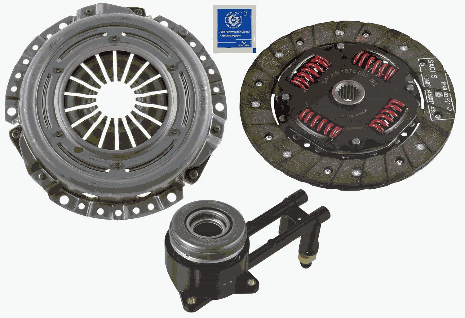 Sachs Kupplungssatz [Hersteller-Nr. 3000990097] für Ford