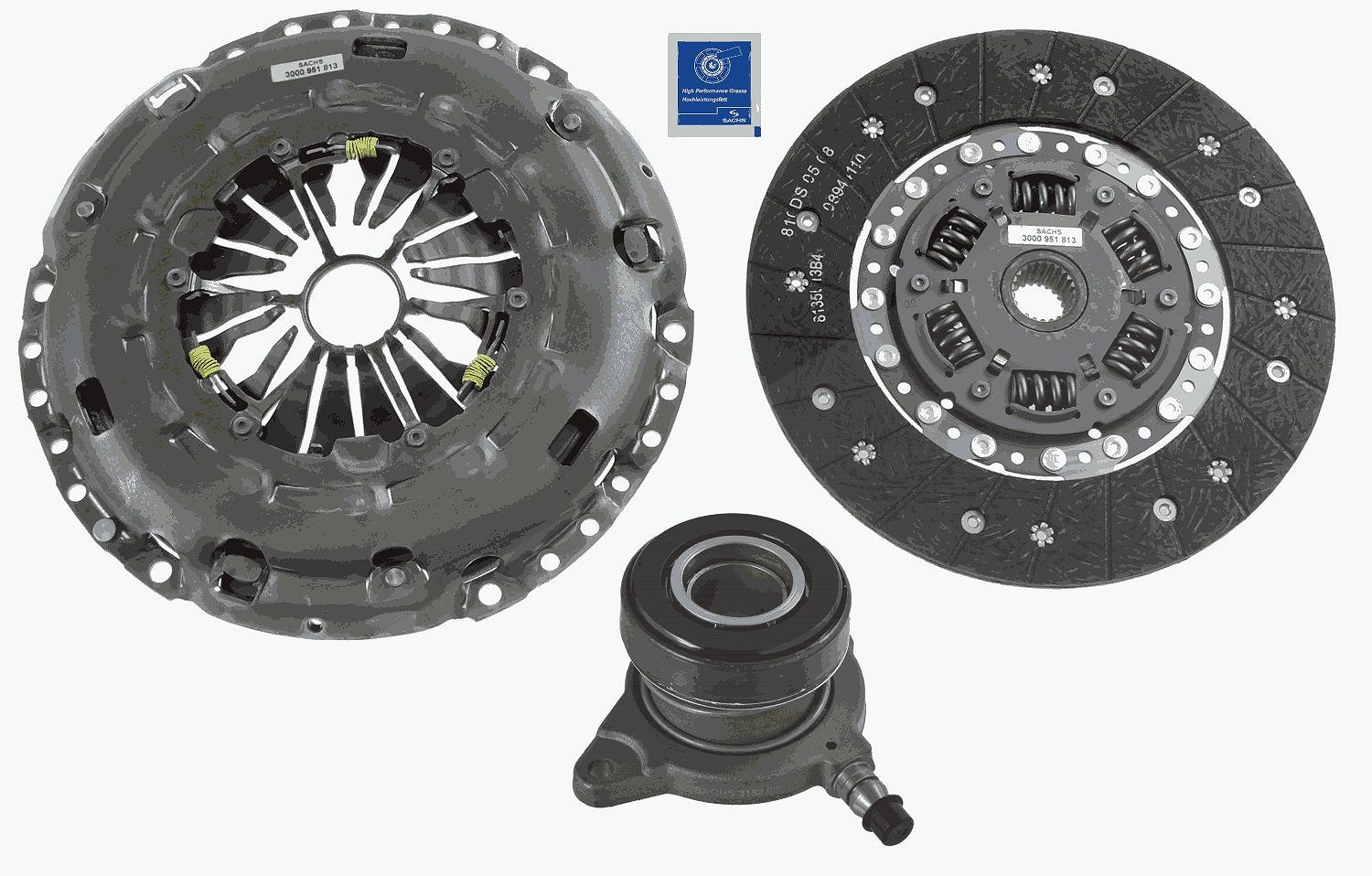 Sachs Kupplungssatz [Hersteller-Nr. 3000990181] für Volvo