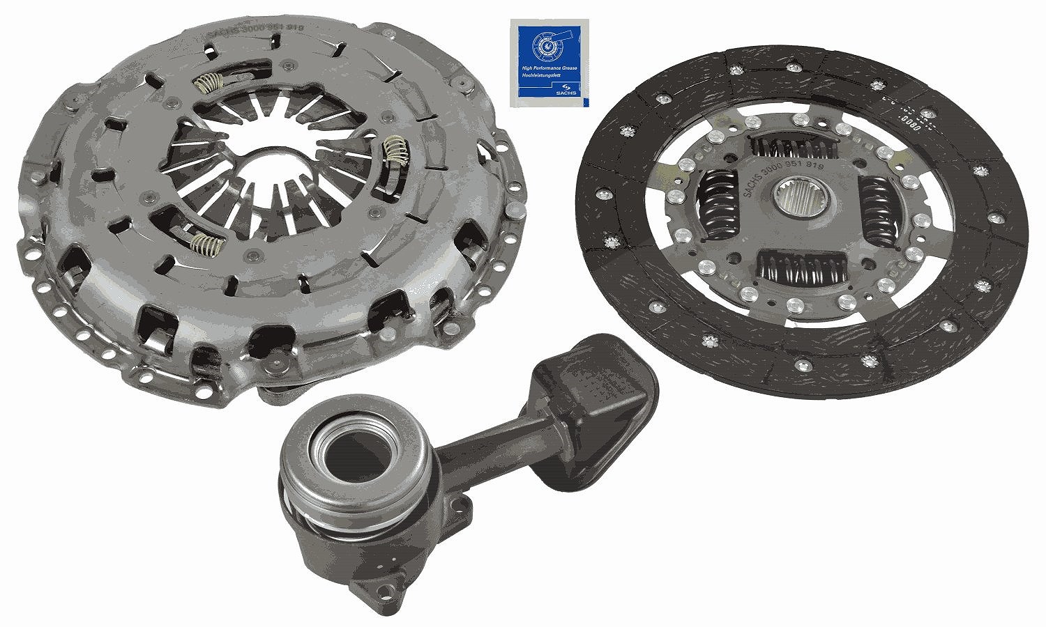 Sachs Kupplungssatz [Hersteller-Nr. 3000990234] für Ford