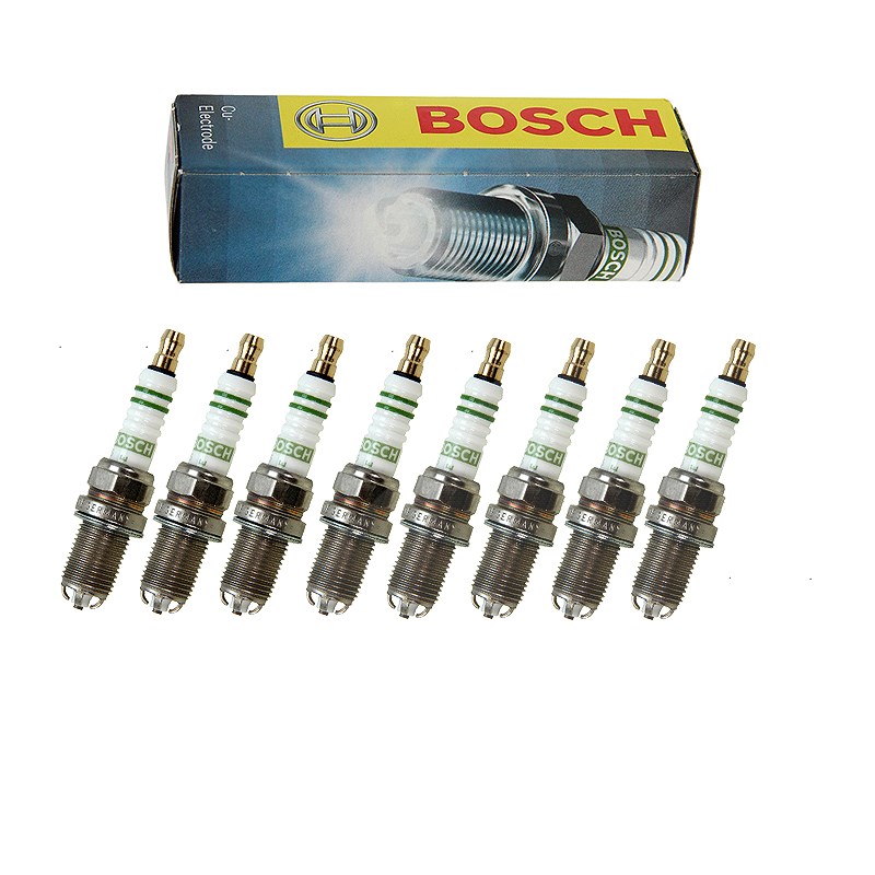 Bosch 8x Zündkerze [Hersteller-Nr. 0242240587] für Audi, Porsche
