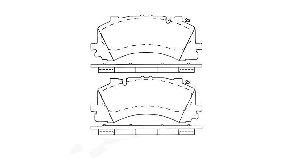 Magneti Marelli Bremsbelagsatz, Scheibenbremse [Hersteller-Nr. 363700485170] für Audi, VW