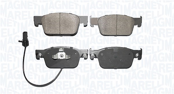 Magneti Marelli Bremsbeläge vorne (Satz) mit VWK [Hersteller-Nr. 363916061143] für Audi