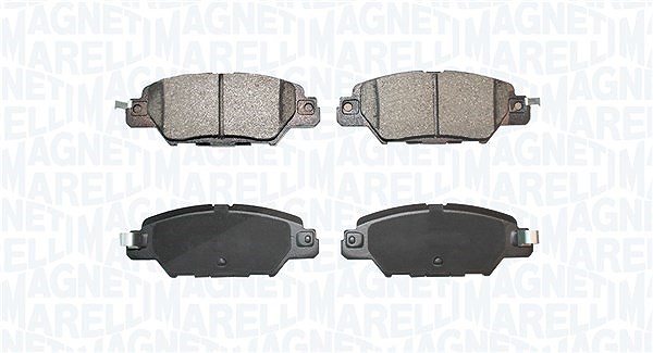 Magneti Marelli Bremsbelagsatz, Scheibenbremse [Hersteller-Nr. 363916061127] für Mazda
