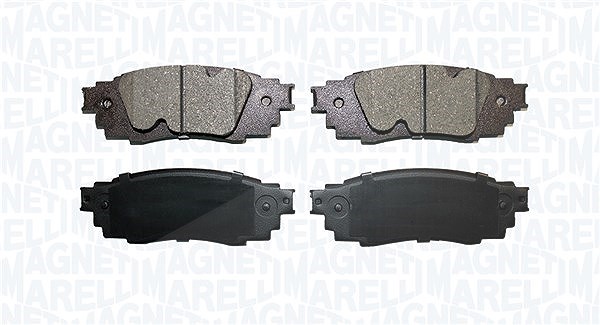 Magneti Marelli Bremsbelagsatz, Scheibenbremse [Hersteller-Nr. 363916061126] für Toyota, Lexus