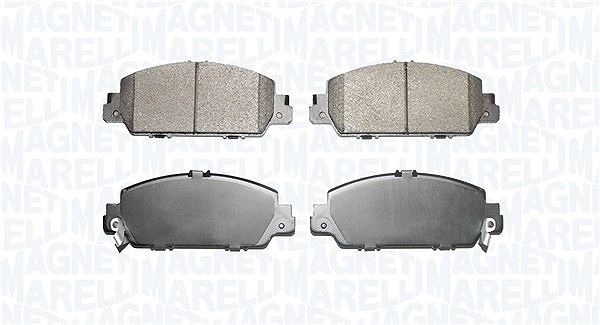 Magneti Marelli Bremsbelagsatz, Scheibenbremse [Hersteller-Nr. 363916061125] für Honda