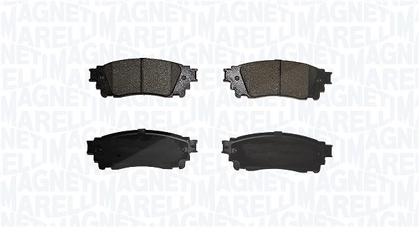 Magneti Marelli Bremsbelagsatz, Scheibenbremse [Hersteller-Nr. 363916061123] für Toyota, Lexus