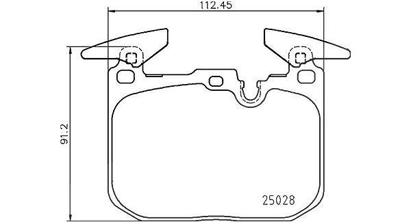 Magneti Marelli Bremsbelagsatz, Scheibenbremse [Hersteller-Nr. 363700406098] für BMW