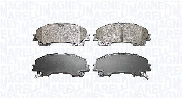 Magneti Marelli Bremsbelagsatz, Scheibenbremse [Hersteller-Nr. 363916061116] für Nissan, Renault, Infiniti