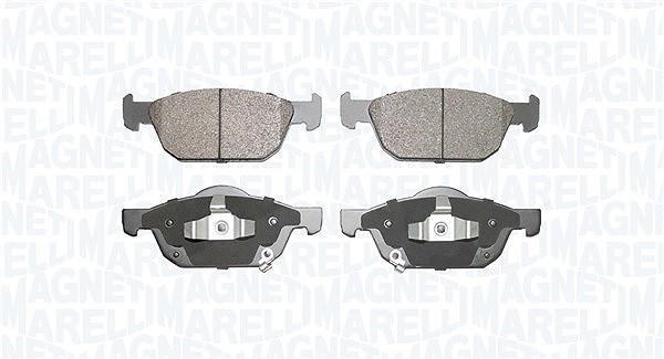 Magneti Marelli Bremsbelagsatz, Scheibenbremse [Hersteller-Nr. 363916060945] für Honda