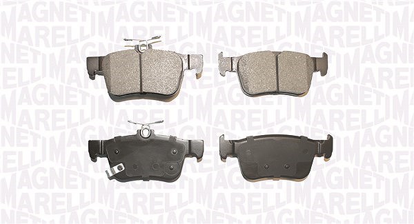 Magneti Marelli Bremsbelagsatz, Scheibenbremse [Hersteller-Nr. 363916060938] für Honda
