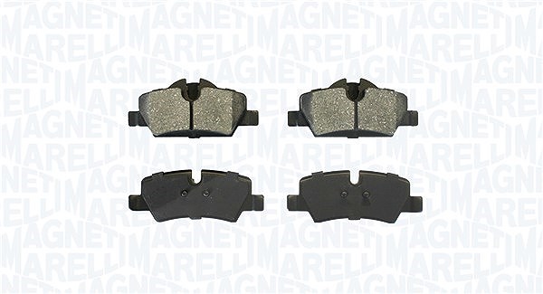 Magneti Marelli Bremsbelagsatz, Scheibenbremse [Hersteller-Nr. 363916060934] für Mini