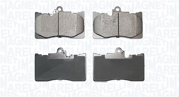 Magneti Marelli Bremsbelagsatz, Scheibenbremse [Hersteller-Nr. 363916060931] für Lexus
