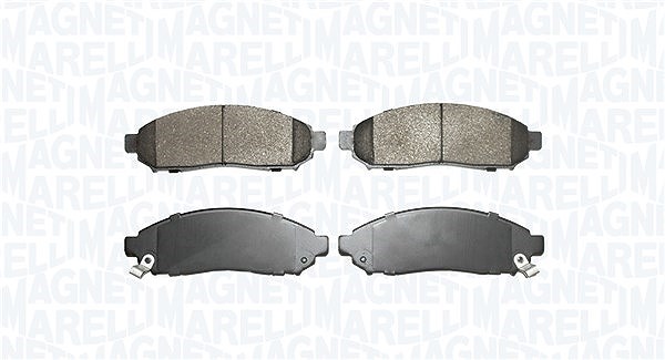 Magneti Marelli Bremsbelagsatz, Scheibenbremse [Hersteller-Nr. 363916060927] für Nissan