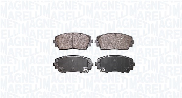 Magneti Marelli Bremsbelagsatz, Scheibenbremse [Hersteller-Nr. 363916060925] für Kia