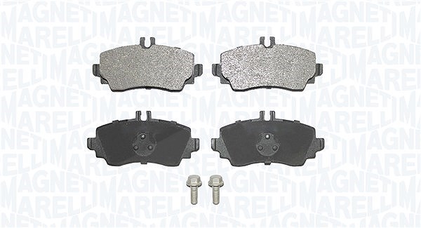 Magneti Marelli Bremsbelagsatz, Scheibenbremse [Hersteller-Nr. 363916060924] für Mercedes-Benz