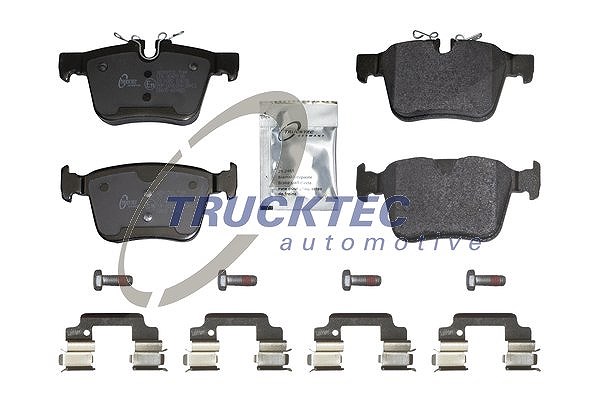 Trucktec Automotive Bremsbeläge hinten (Satz) [Hersteller-Nr. 22.35.125] für Land Rover, Volvo, Jaguar