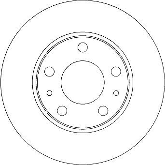 Trw Bremsscheibe [Hersteller-Nr. DF6287] für Iveco