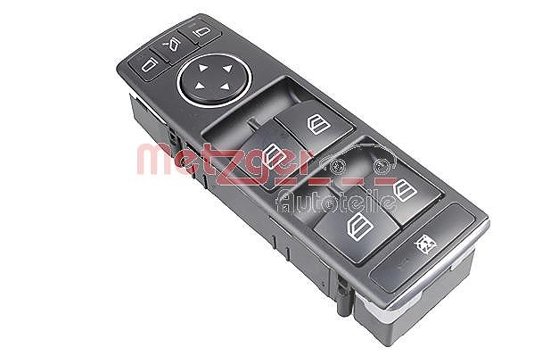 Metzger Autoteile Schalter, Fensterheber [Hersteller-Nr. 0916683] für Mercedes-Benz