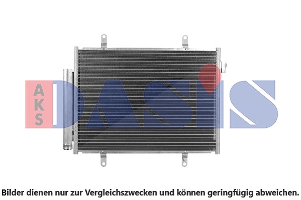 Aks Dasis Kondensator, Klimaanlage [Hersteller-Nr. 322037N] für Suzuki
