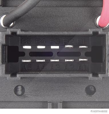 Herth+buss Elparts Widerstand, Innenraumgebläse [Hersteller-Nr. 75614972] für Renault