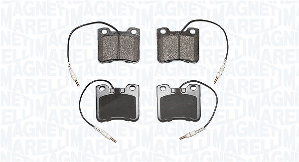 Magneti Marelli Bremsbelagsatz, Scheibenbremse [Hersteller-Nr. 363916060922] für Peugeot