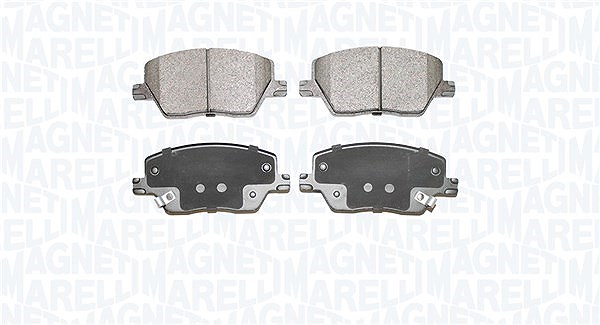 Magneti Marelli Bremsbelagsatz, Scheibenbremse [Hersteller-Nr. 363916060883] für Fiat