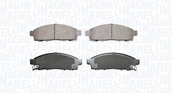 Magneti Marelli Bremsbelagsatz, Scheibenbremse [Hersteller-Nr. 363916060882] für Nissan