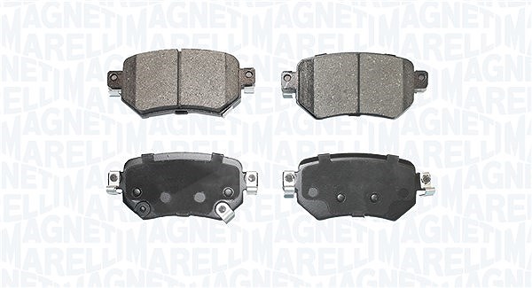 Magneti Marelli Bremsbelagsatz, Scheibenbremse [Hersteller-Nr. 363916060920] für Mazda
