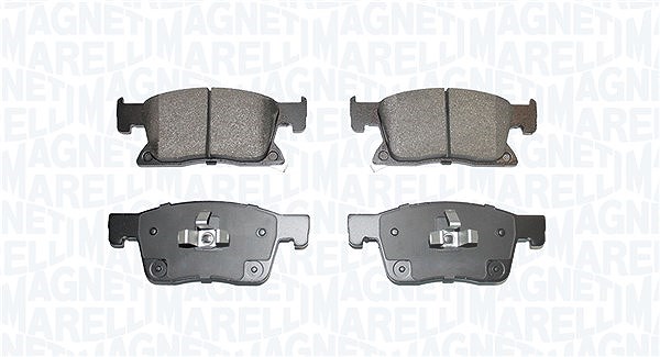 Magneti Marelli Bremsbeläge vorne (Satz) [Hersteller-Nr. 363916060919] für Vauxhall, Opel
