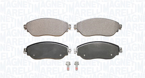 Magneti Marelli Bremsbeläge vorne (Satz) [Hersteller-Nr. 363916060878] für Renault, Fiat, Vauxhall, Opel, Nissan